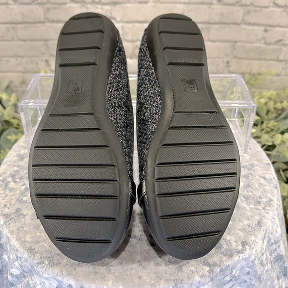 White Mountain “Sia” Navy & Gray Fabric Knit Round Toe Ballet Flats WMS 7.5M✨EUC - Picture 8 of 9